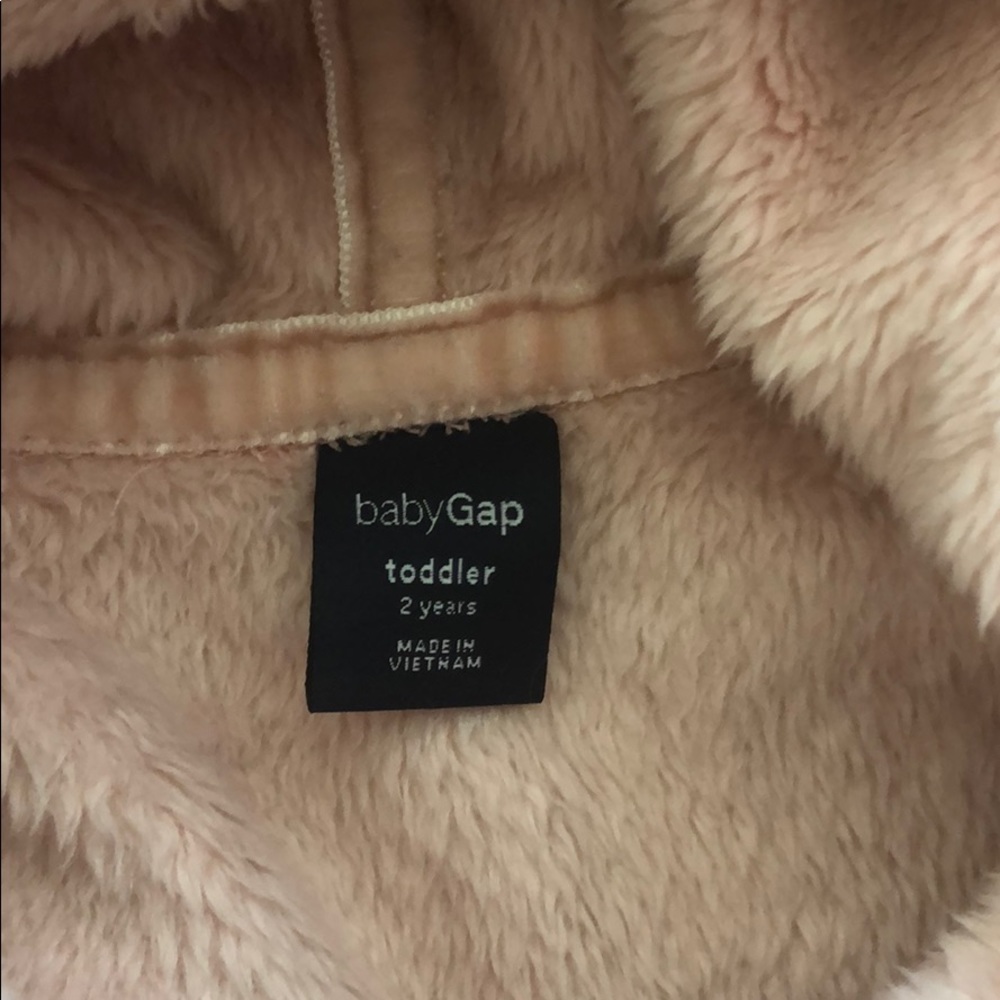 Gap Desert Rose Fleece Hoodie Dress - Picture 5 of 5
